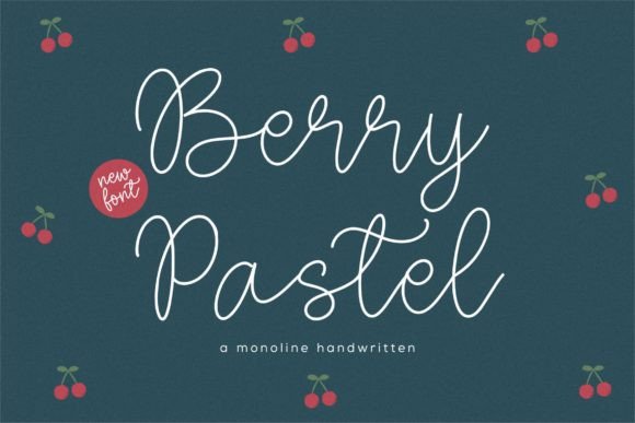 Berry Pastel: The Handwritten Font That Feels Effortless