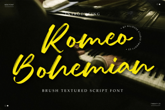 Romeo Bohemian – A Brush Script Font That Stands Out