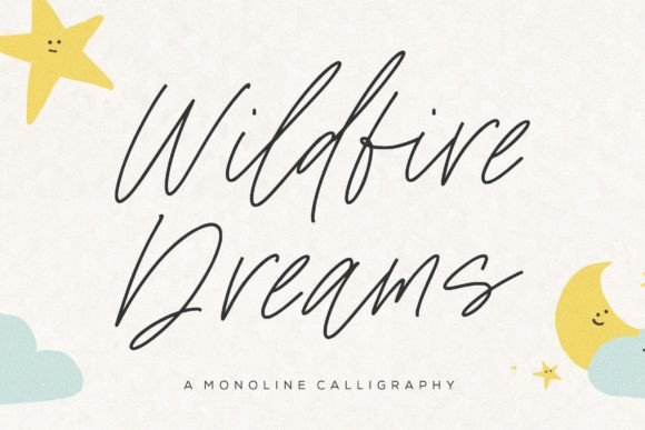 Wildfire Dreams Font — Elegant Handwritten Typography