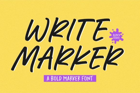 Write Marker: The Handwritten Font That Sparks Creativity